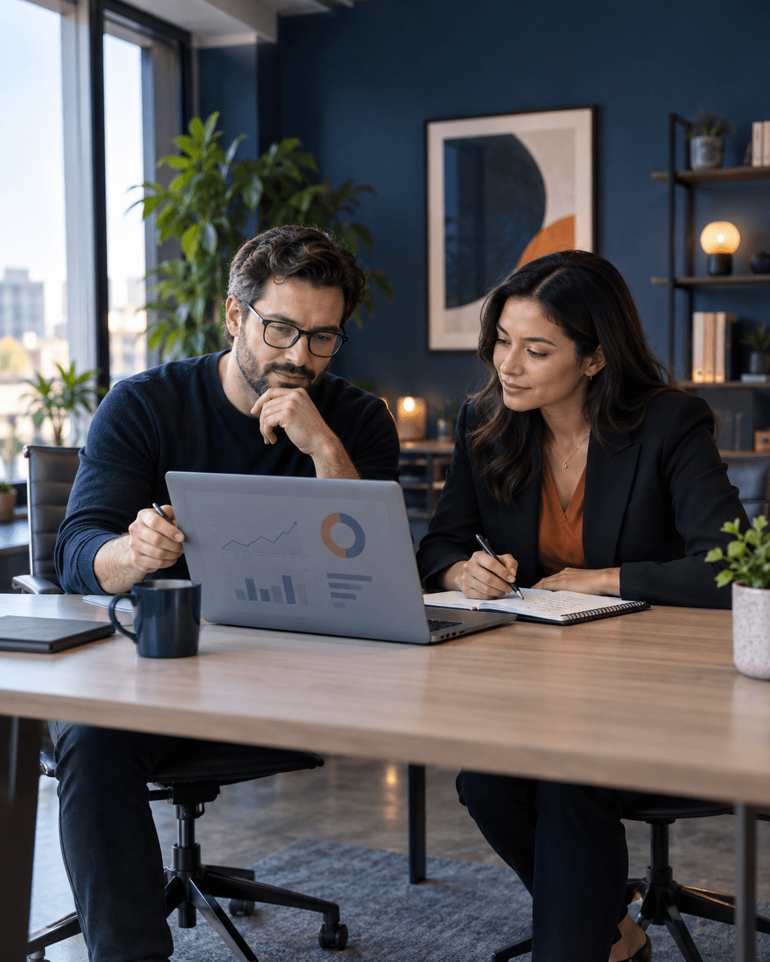 Search specialists reviewing query relevance and conversion performance