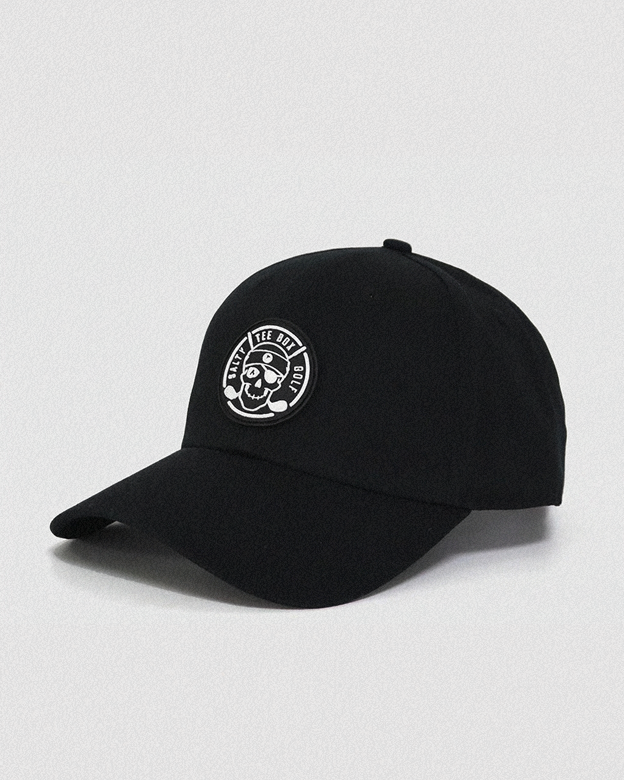 Black Salty Tee Box Cap